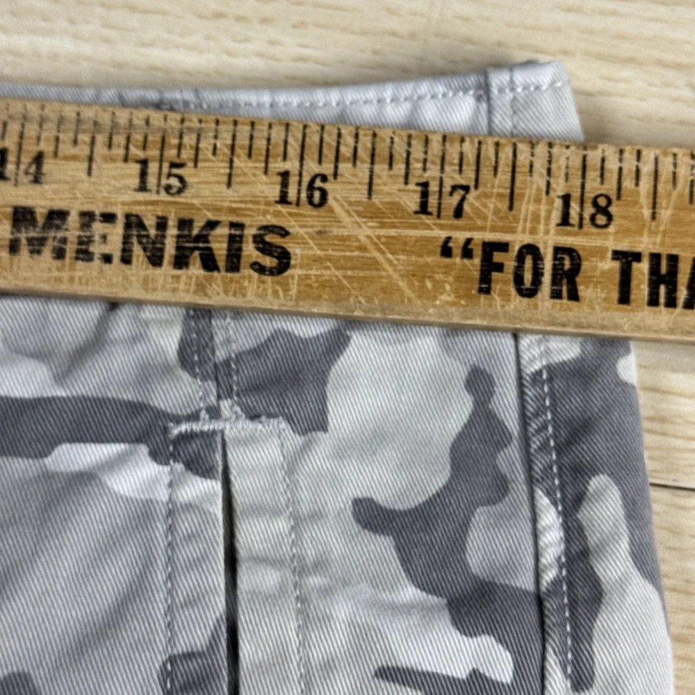 Levi's Mens Cargo Pants White Camo Military Utility White Tab Pockets 36 x 32